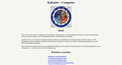 Desktop Screenshot of computus.de