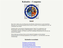 Tablet Screenshot of computus.de